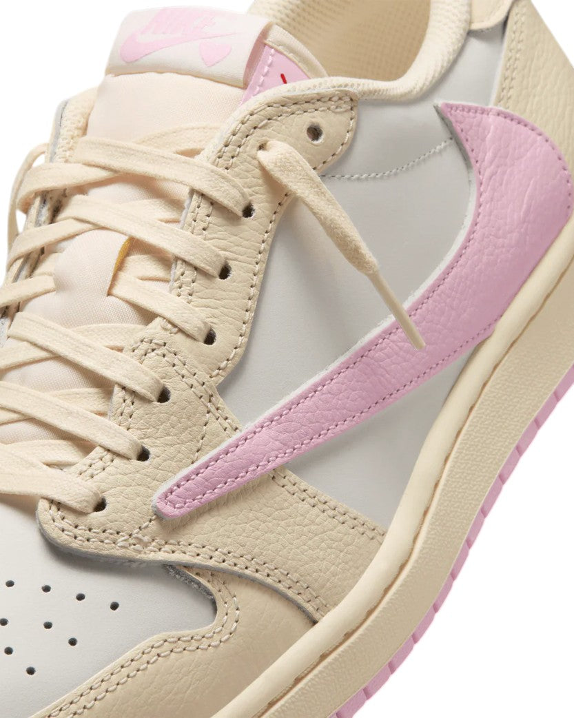 Кросівки Travis Scott x Air Jordan 1 Low OG 'Shy Pink' - UNIFORM