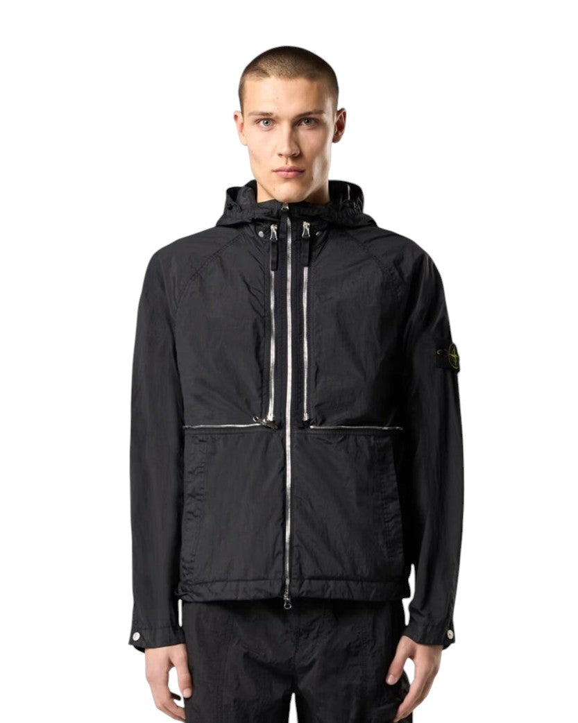 4100020 Nylon Metal Watro-TC Econyl 2-in-1 Jacket Black SI0308-BK