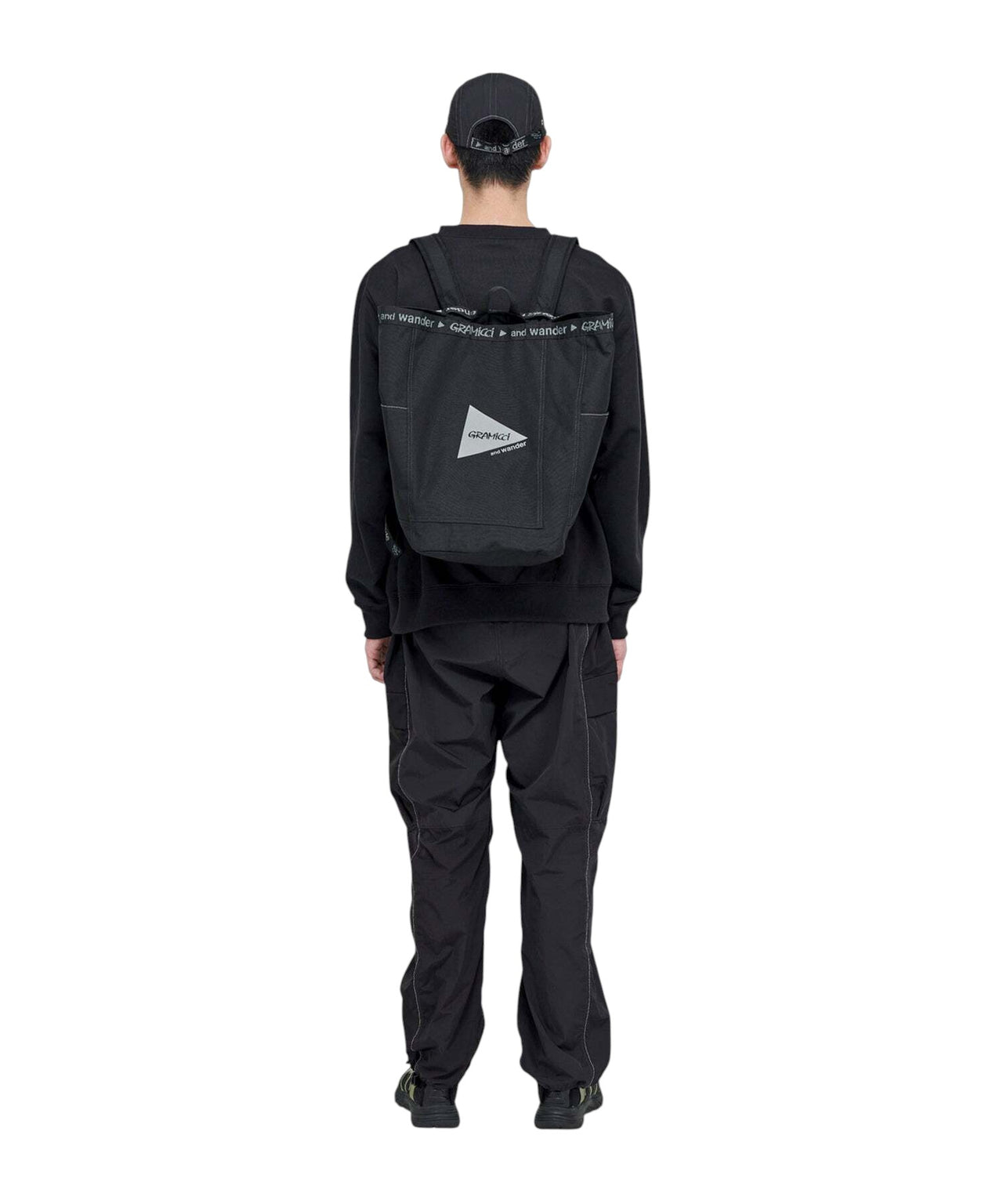 And Wander x Gramicci Multi Patchwork 2Way Pack Black