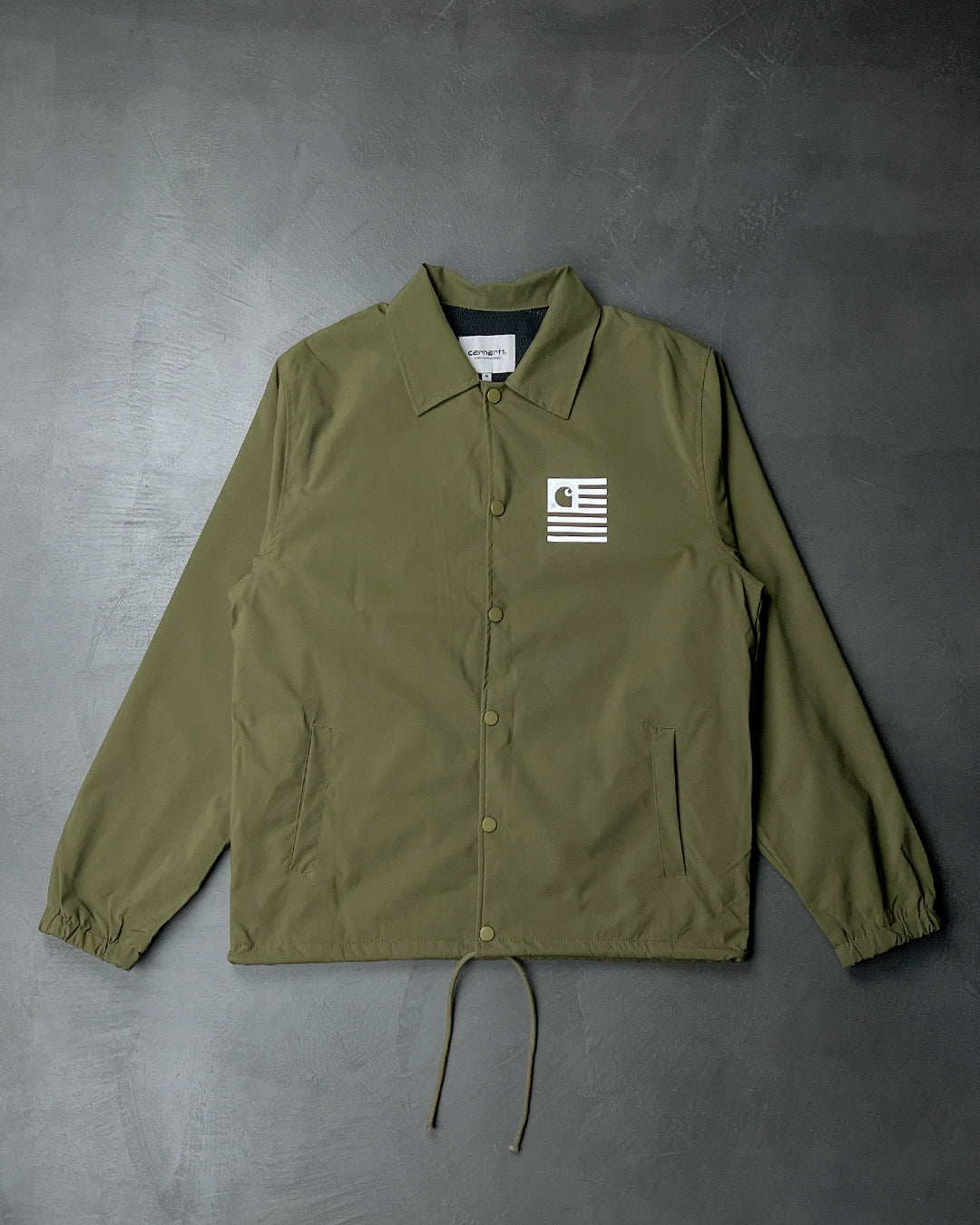 Carhartt WIP State Pile Coach Jacket Olive