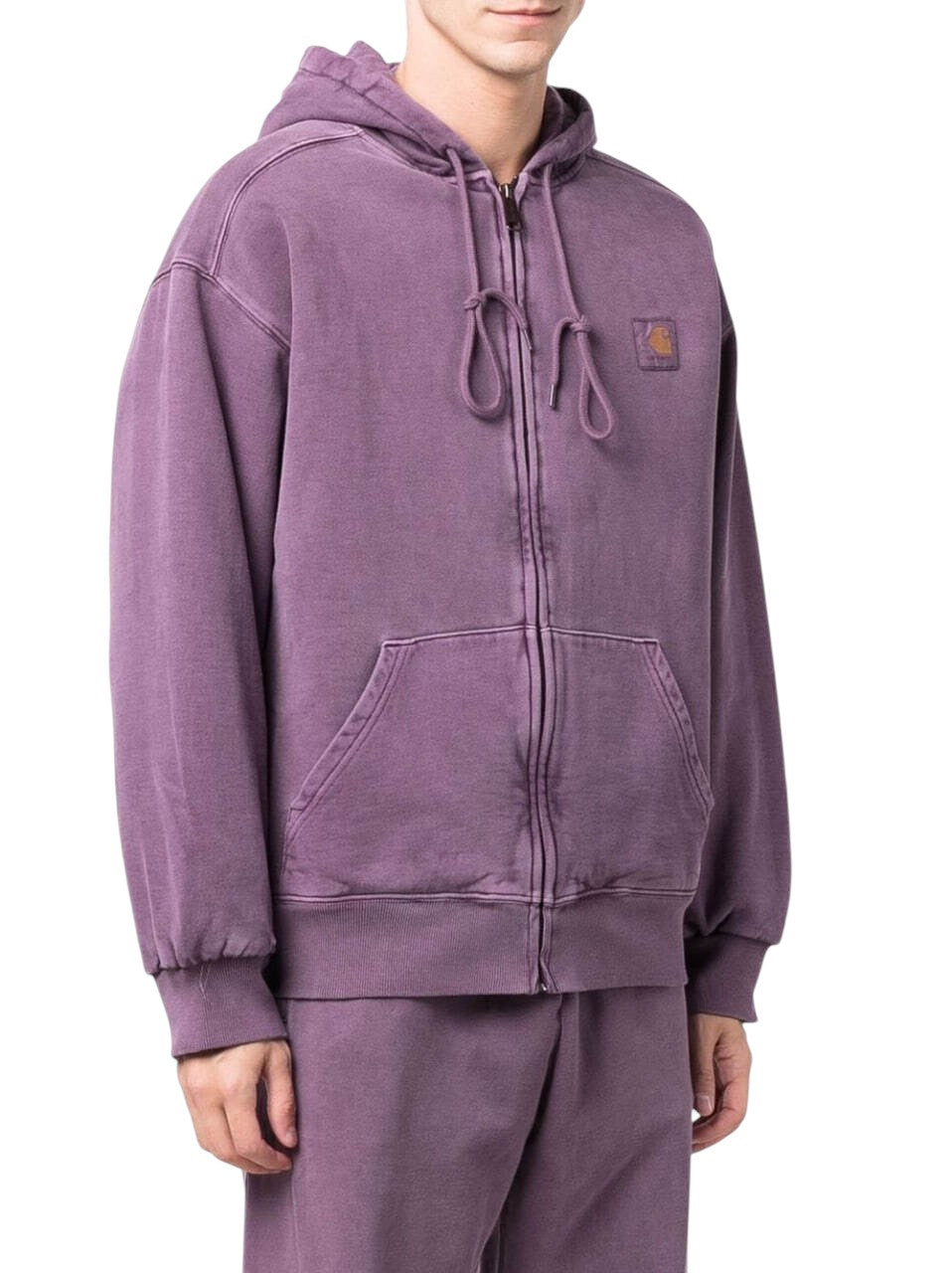 Carhartt WIP Patch Zip Hoodie Washed Purple
