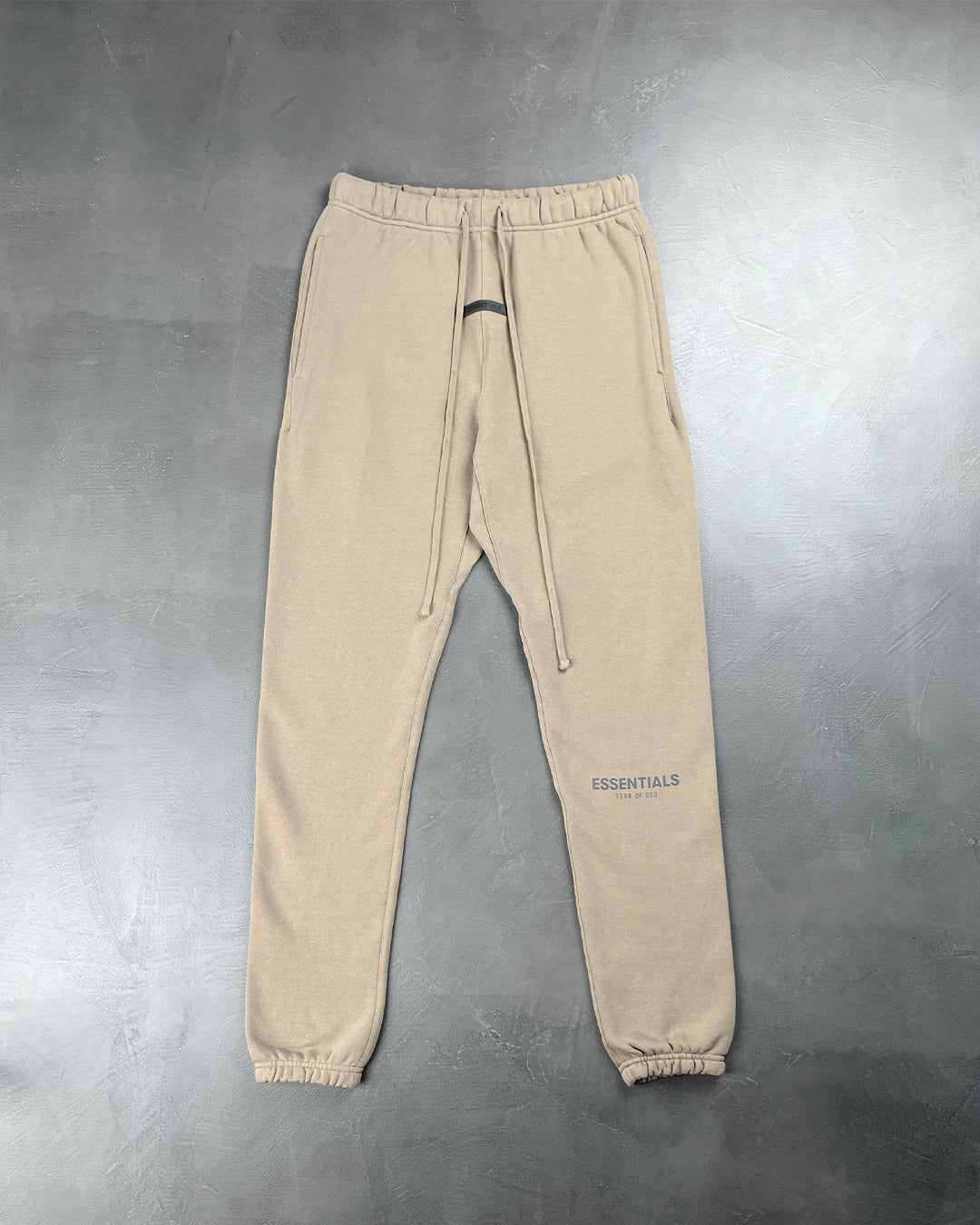 Fear Of God Essentials Tapered Cotton-Blend Jersey Sweatpants Taupe