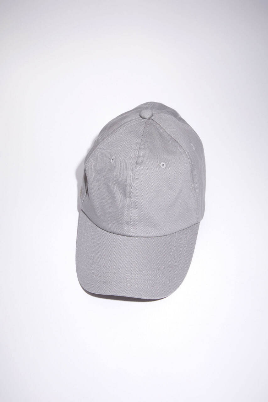 Acne Studios Cotton Baseball Cap Grey/Khaki