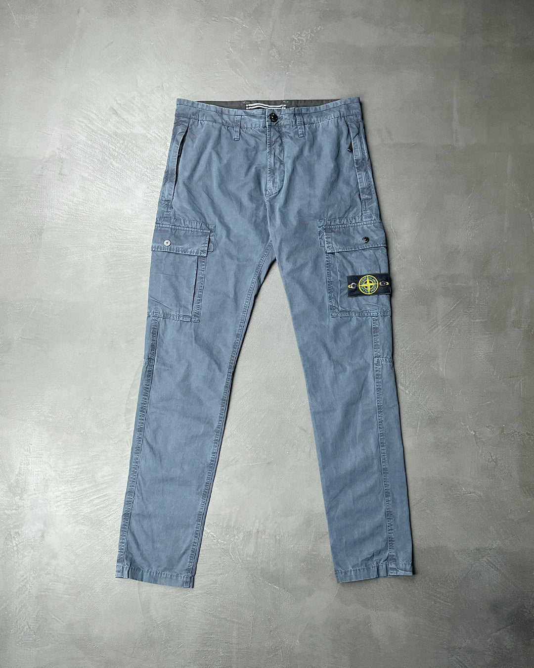 303WA Brushed Cotton Cargo Pants Cold Dyed Navy SI0119-NA
