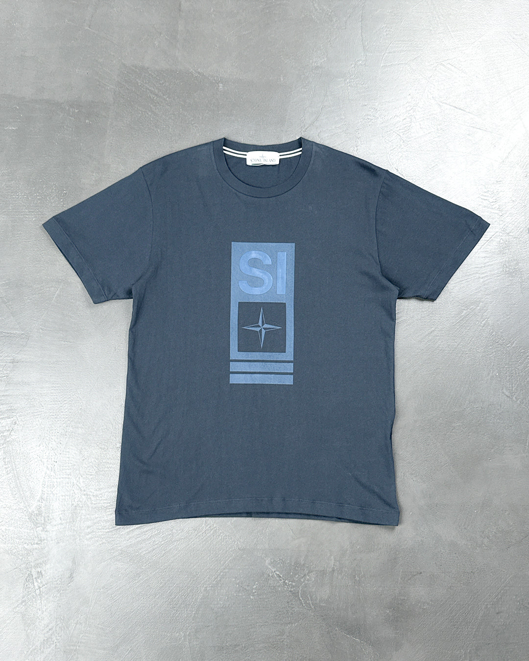 2NS92 Abbreviation One Print T-Shirt Blue SI0162-BL