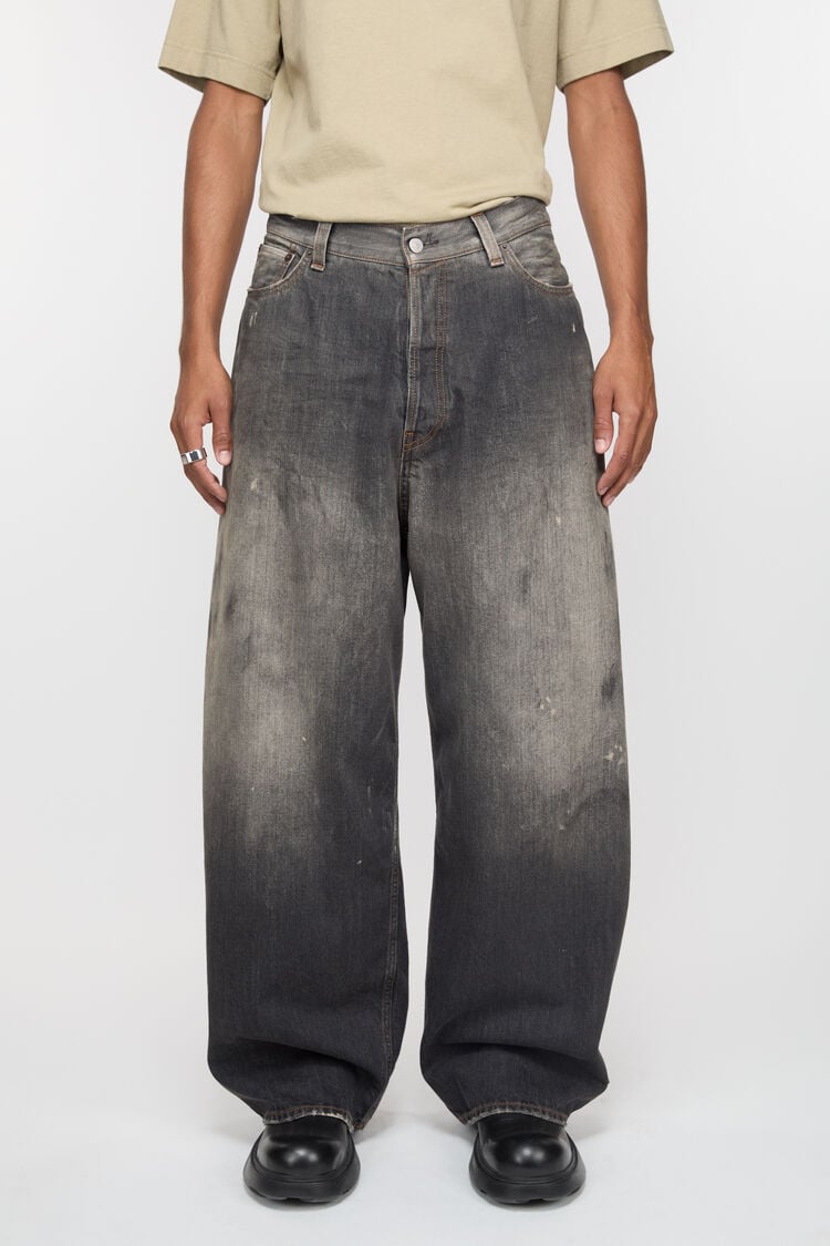 Acne Studios Super Baggy Fit Jeans Black