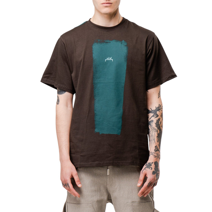 A-COLD-WALL* Block Paint Crew T-shirt Green