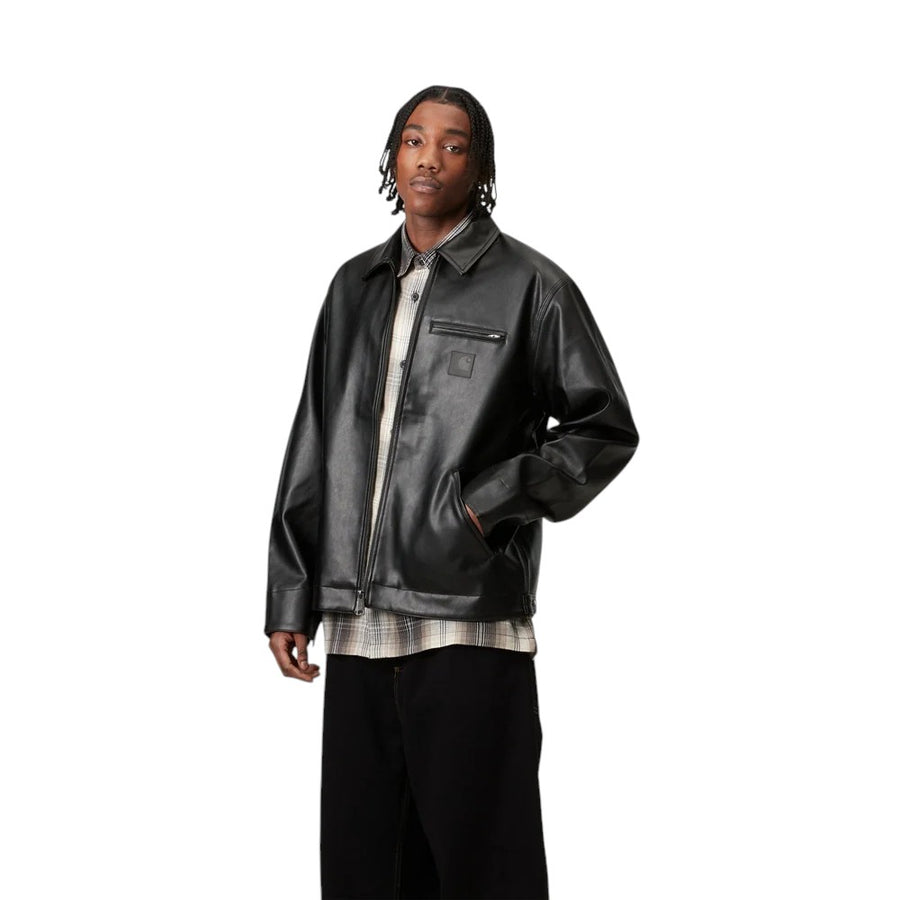 Carhartt WIP Detroit Jacket PU Leather Black