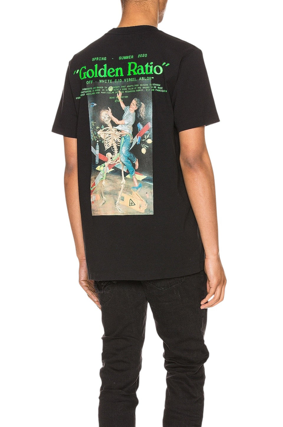 OFF WHITE GOLDER RATION T-SHIRT