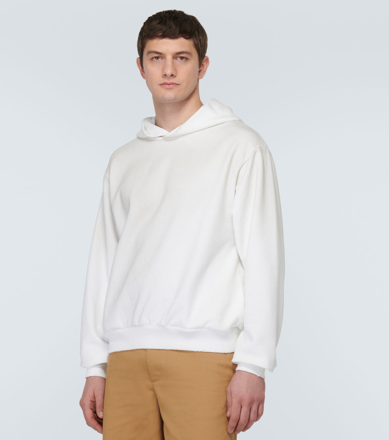 Acne Studios Logo Hoodie White