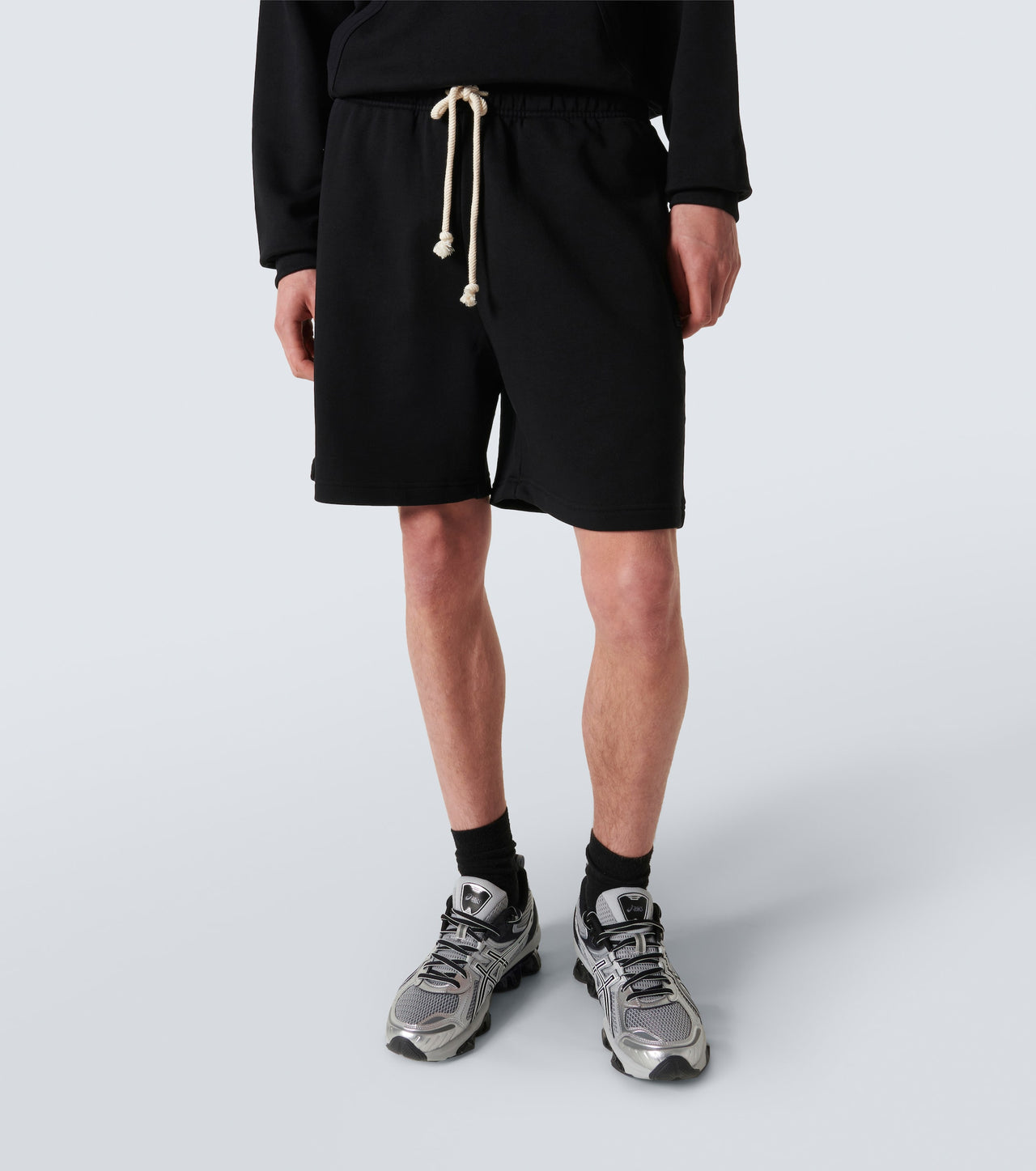 Acne Studios Fleece Shorts Black