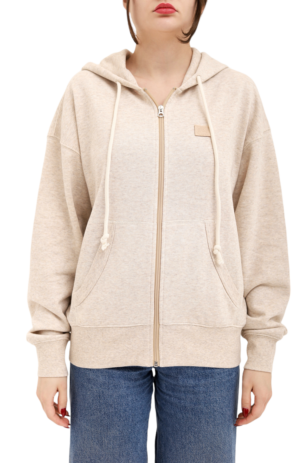 Acne Studios Zip Hoodie Beige