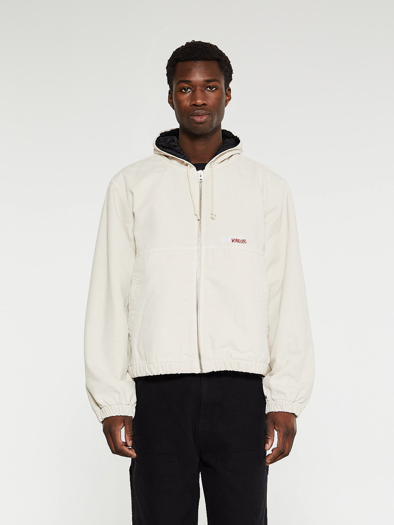 STUSSY Work Jacket Insulated Canvas Bone