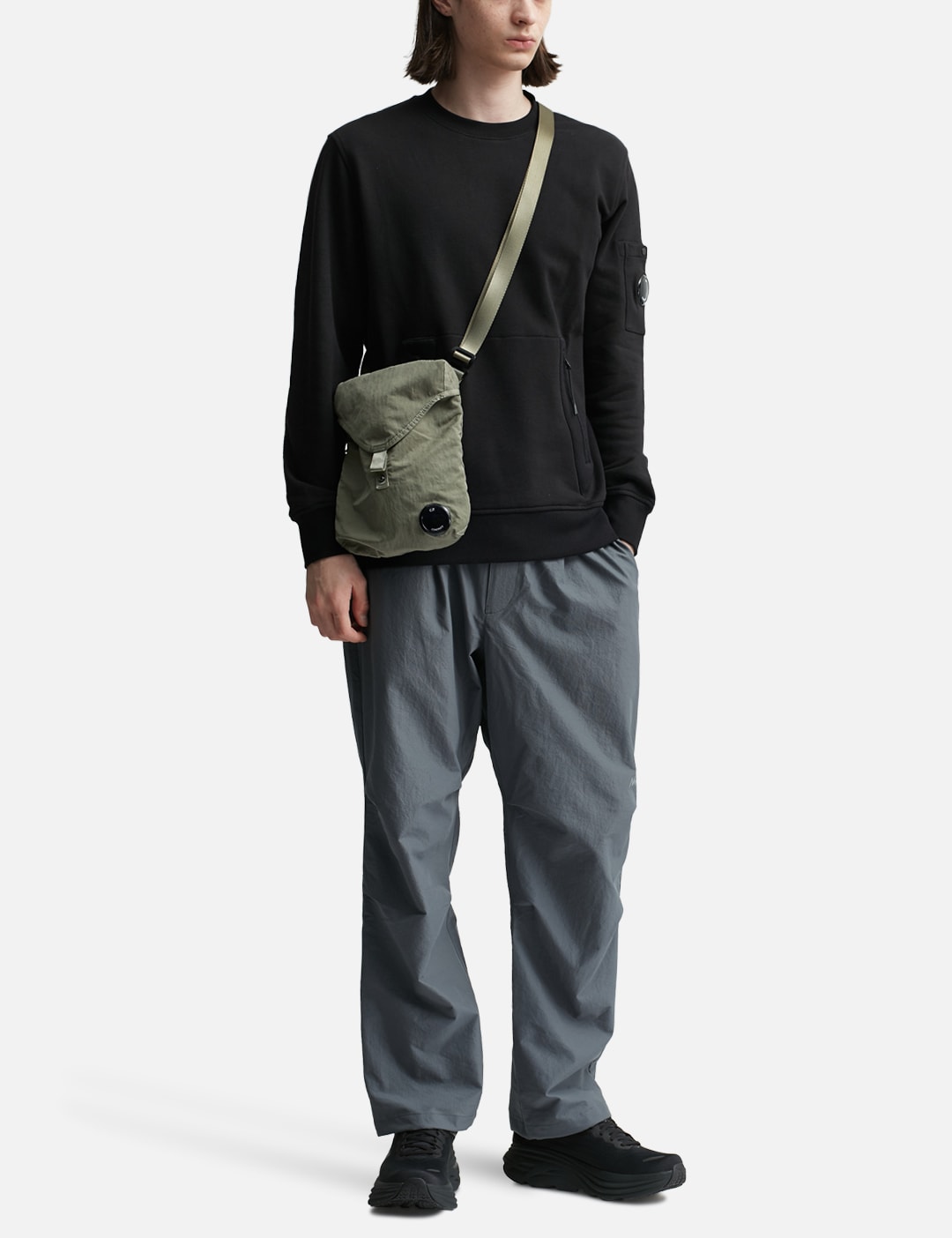 C.P. Company Nylon B Shoulder Pack Sage