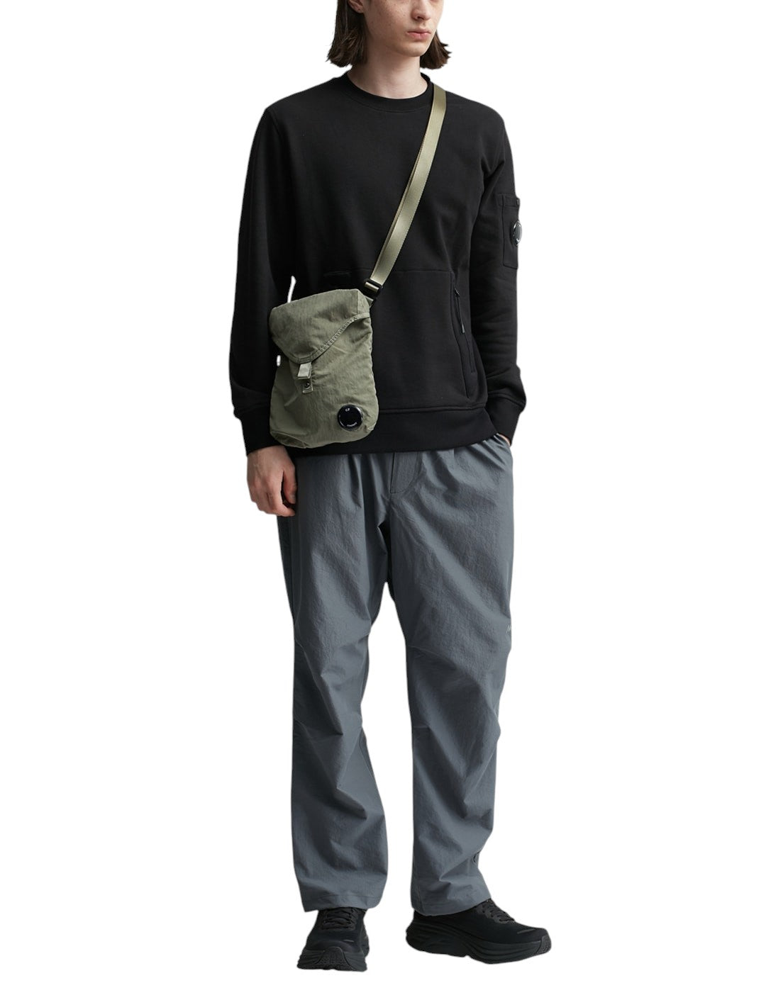 C.P. Company Nylon B Shoulder Pack Sage