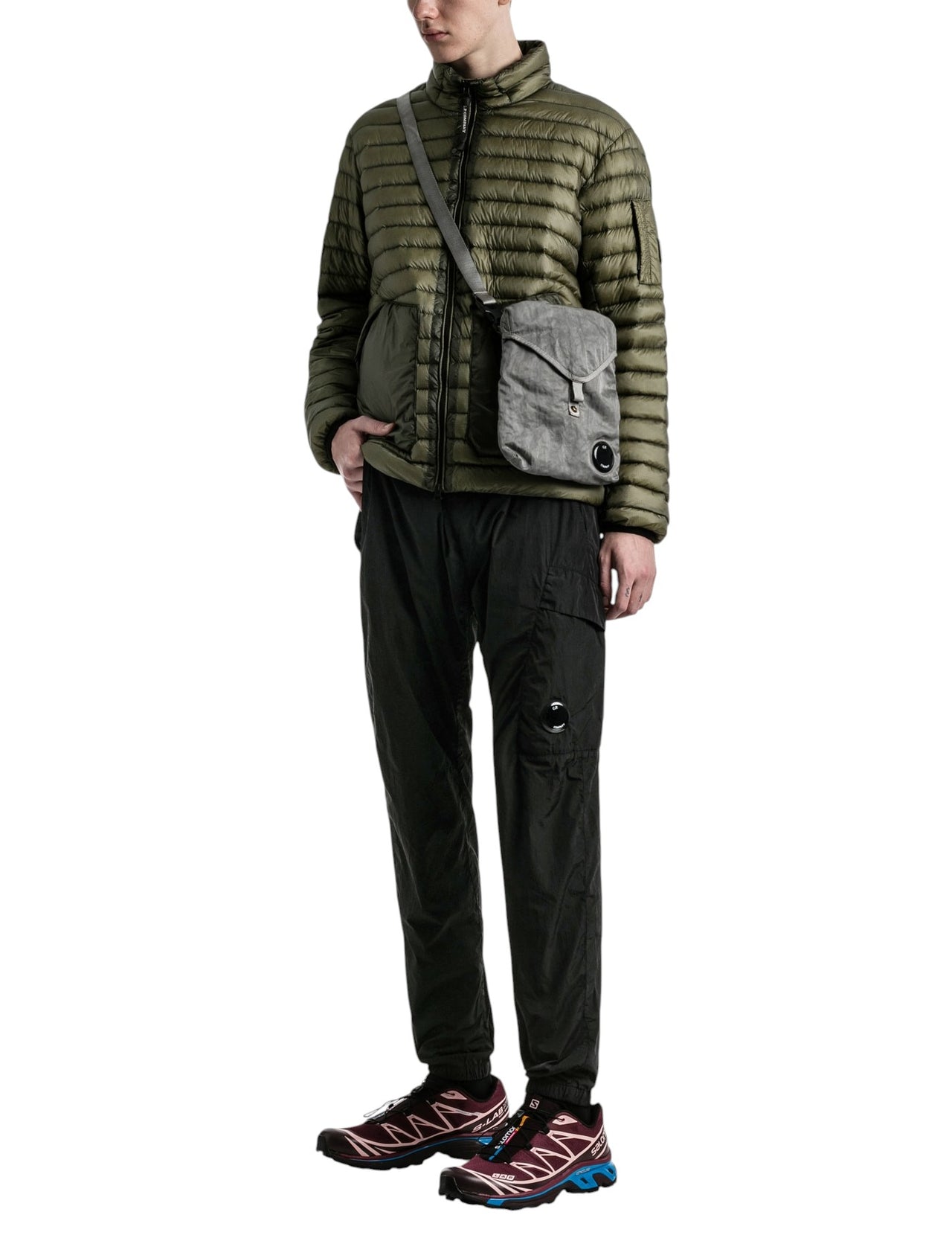 C.P. Company Nylon B Shoulder Pack Gray