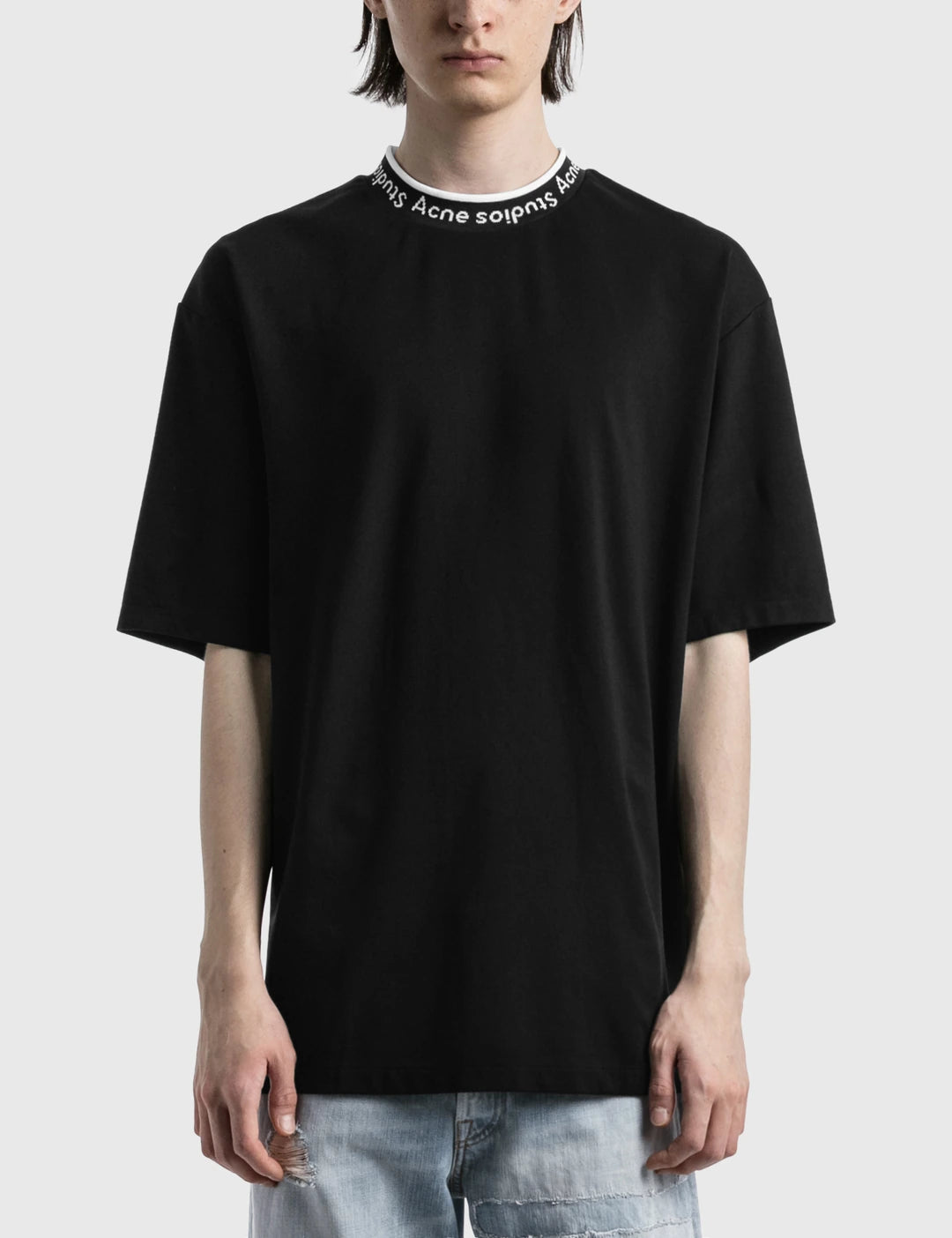Acne Studios Extorr Logo T-Shirt Black