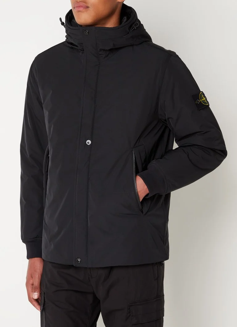 41826 Micro Twill Jacket Black SI0237-BK