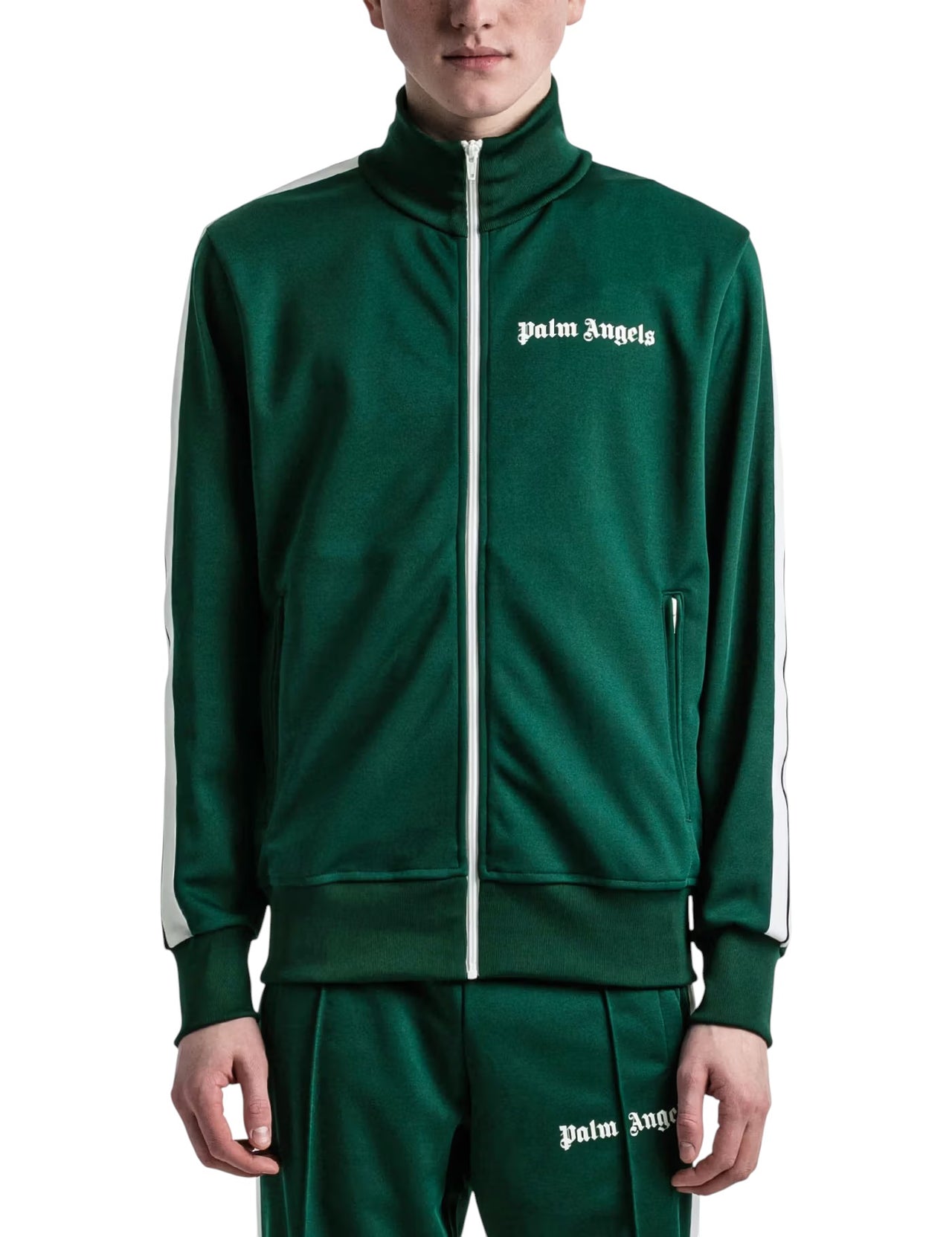 Palm Angels Classic Track Jacket Dark Green