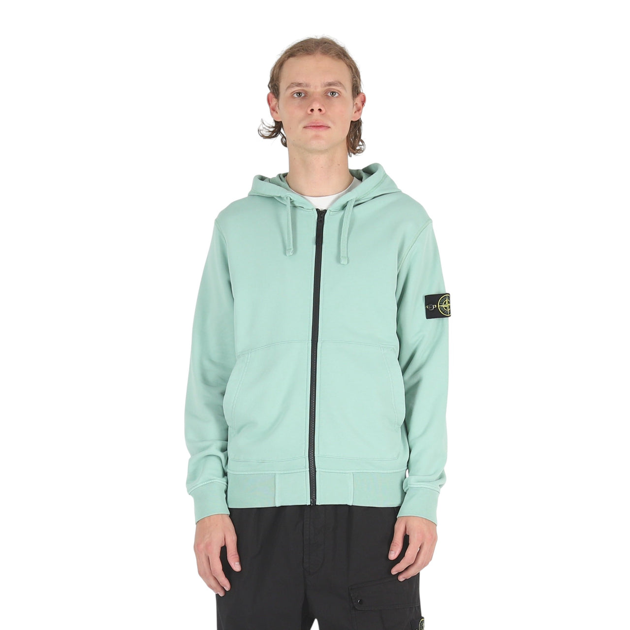 64251 Classic Zip Hooded Sweatshirt Light Green SI0142-LGN