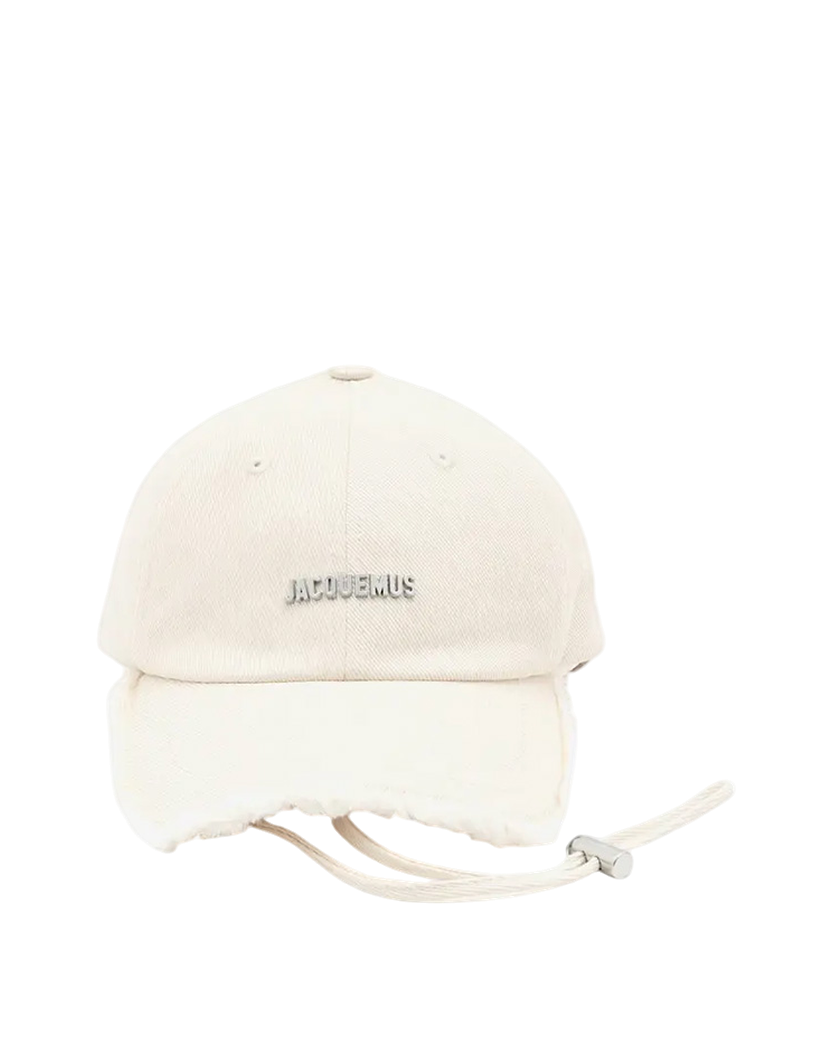 Jacquemus La Casquette Artichaut Baseball Cap White