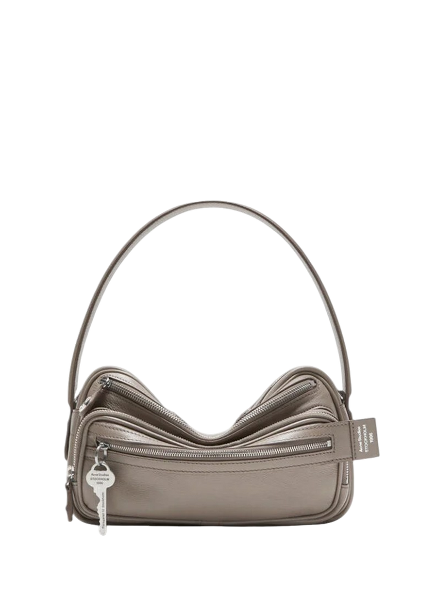 Acne Studios Camero Party Shoulder Bag Taupe Beige