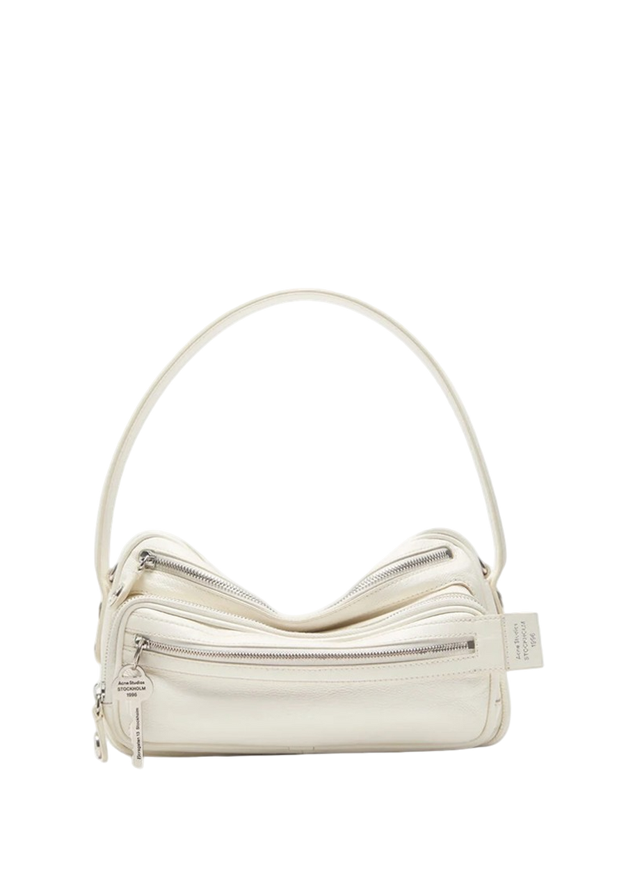 Acne Studios Camero Party Shoulder Bag Cream White