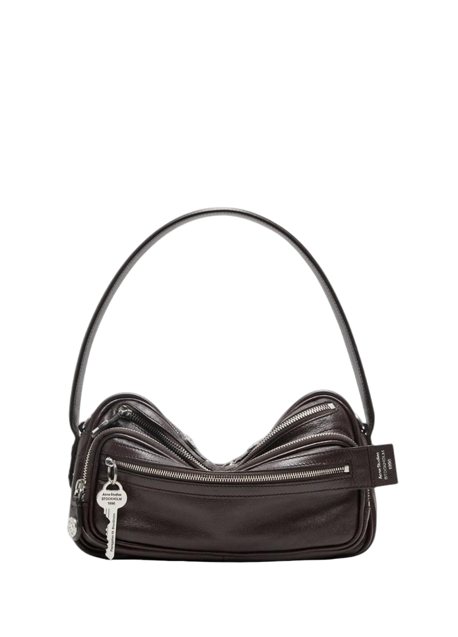 Acne Studios Camero Party Shoulder Bag Chocolate Brown