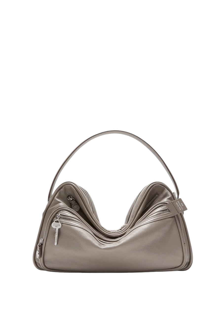 Acne Studios Camero Camera Shoulder Bag Taupe Beige