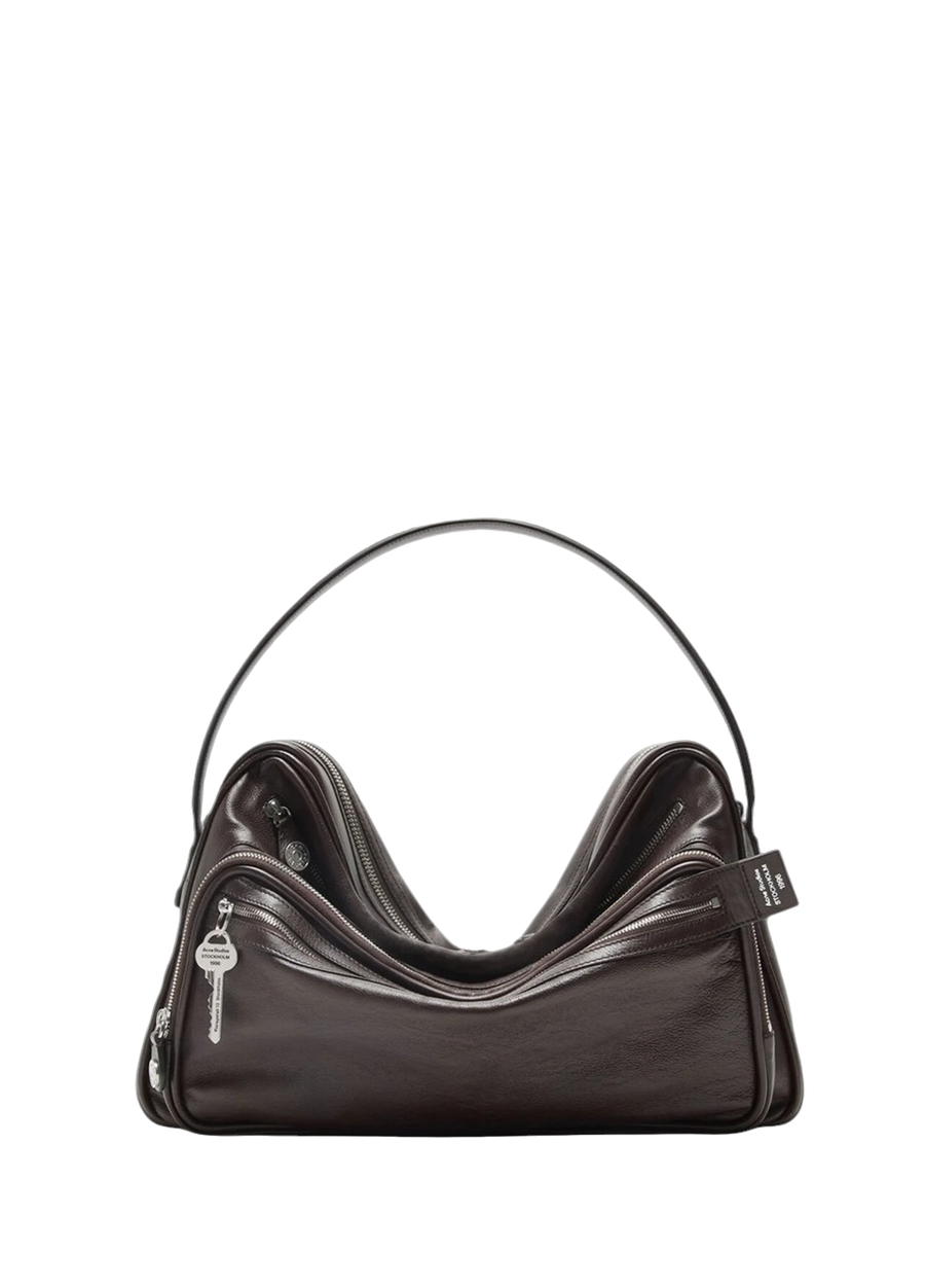 Acne Studios Camero Camera Shoulder Bag Chocolate Brown