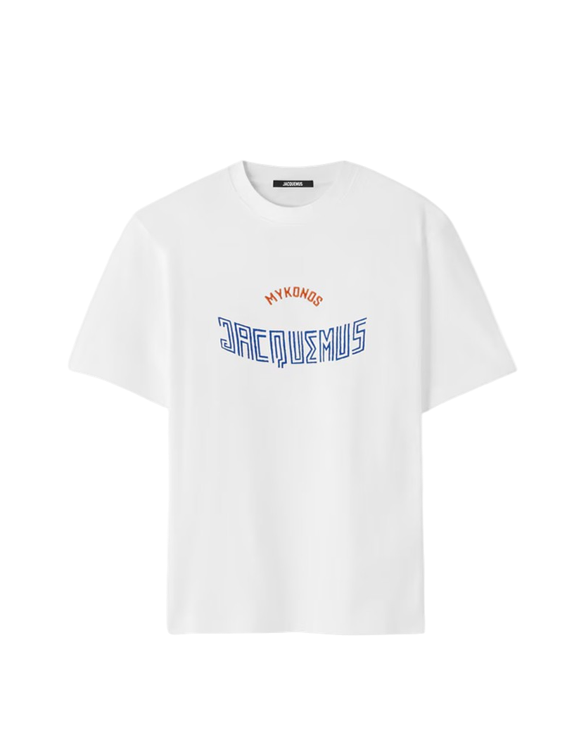 Jacquemus The Mykonos Coffee T-Shirt White