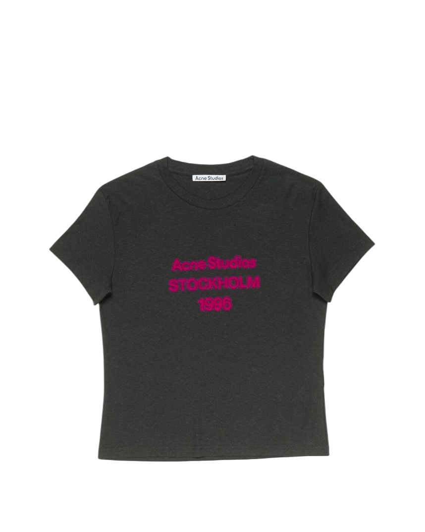 Acne Studios Stockholm 1996 Logo T-Shirt Black