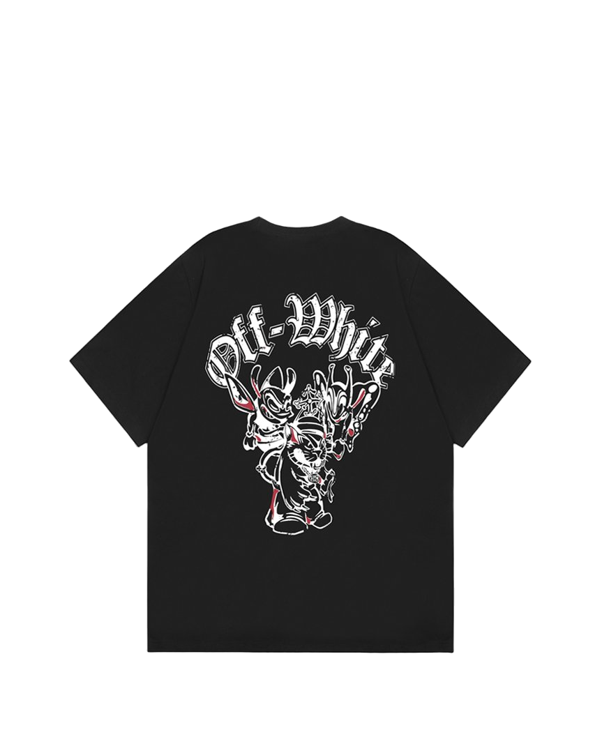 Off-White Graphic Print T-Shirt Black
