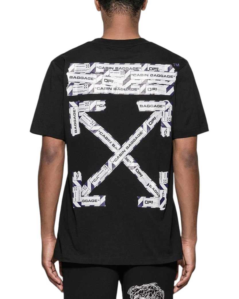 Off-White Airport Tape T-Shirt Black
