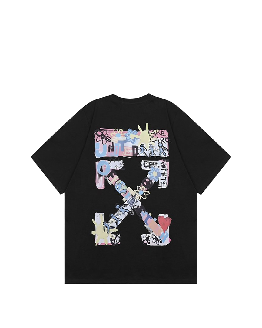 Off-White Colorful Arrows T-Shirt Black
