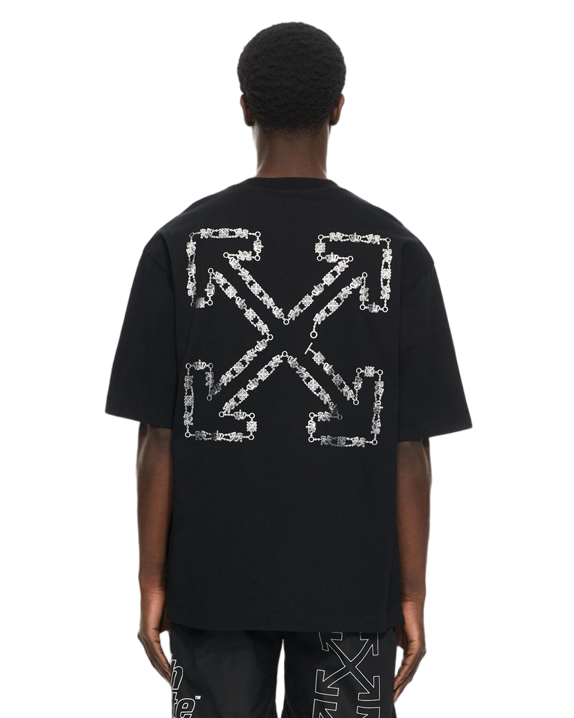 Off-White Chain Arrow Skate T-Shirt Black