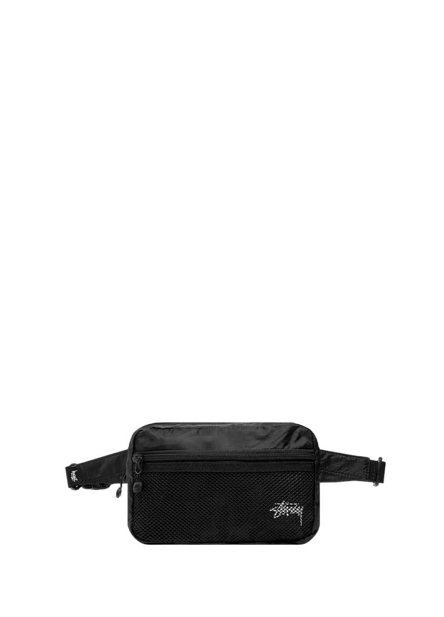 STUSSY Light Weight Waist Bag Black