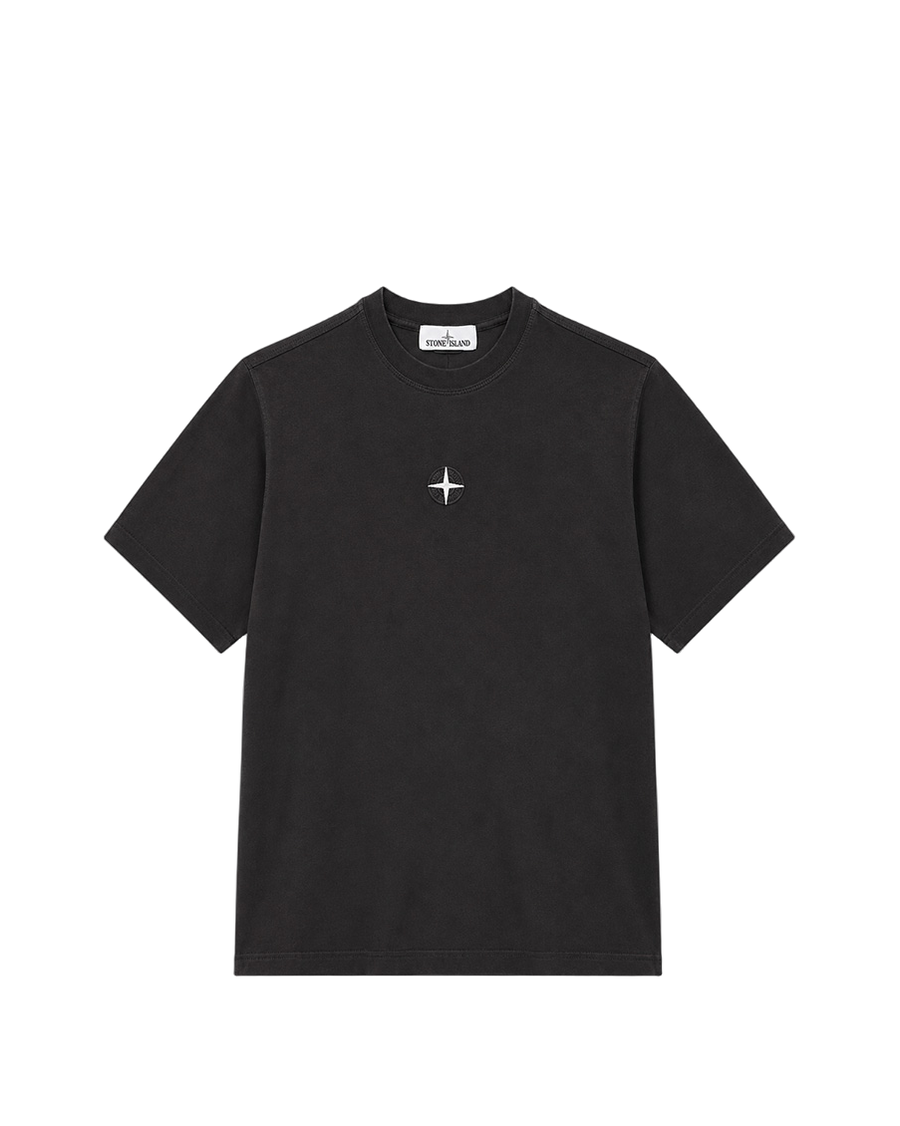 61350 Heavy Center Logo T-Shirt Dark Gray SI0129-DGY