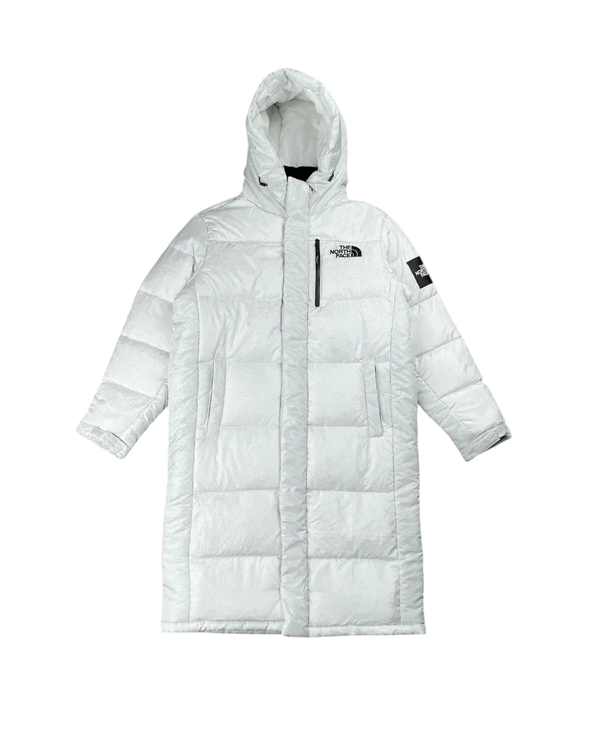 The North Face Nuptse Long Parka White