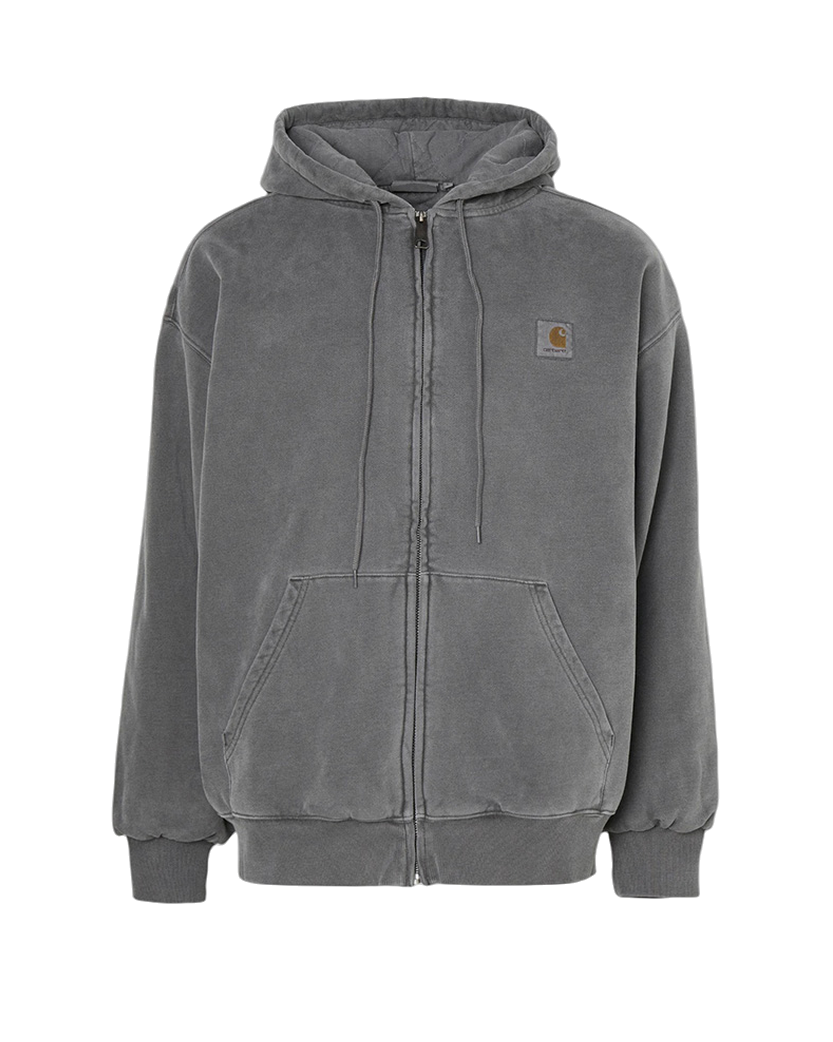 Carhartt WIP Patch Zip Hoodie Washed Black