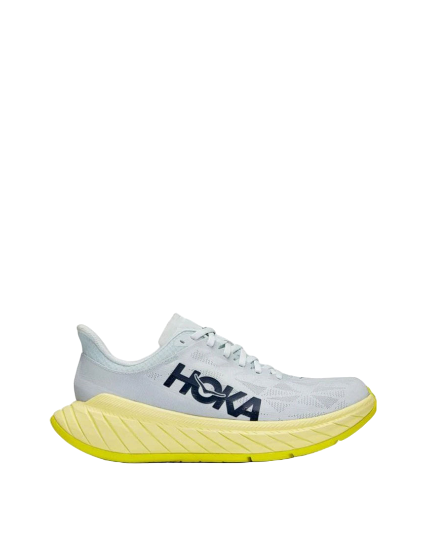 Hoka One One Carbon X2 Blue Flower/Luminary Green