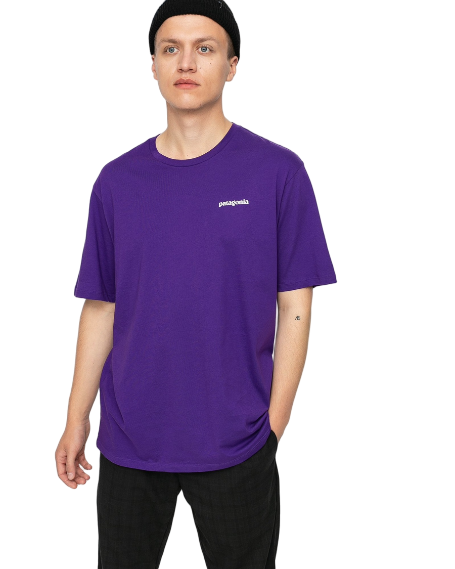 Patagonia P-6 Logo Responsibili T-Shirt Purple