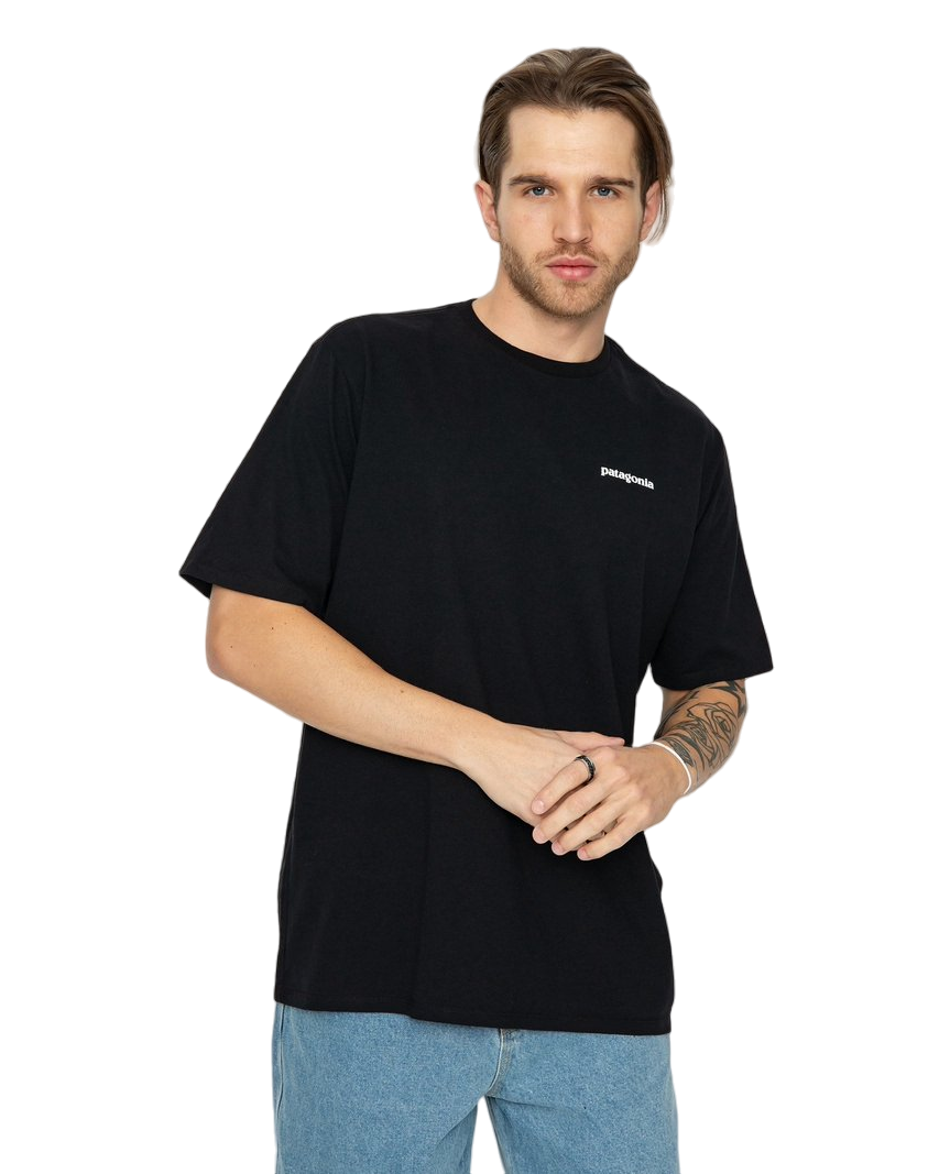 Patagonia P-6 Logo Responsibili T-Shirt Black