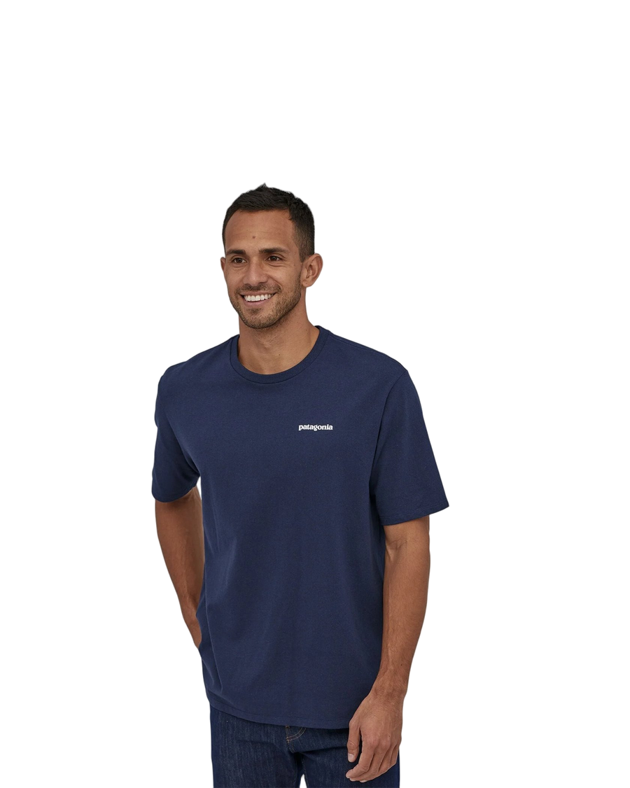 Patagonia P-6 Logo Responsibili T-Shirt Navy