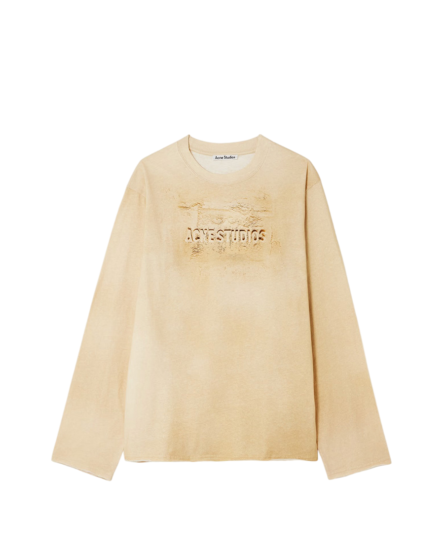 Acne Studios Printed Long Sleeve Sand Beige
