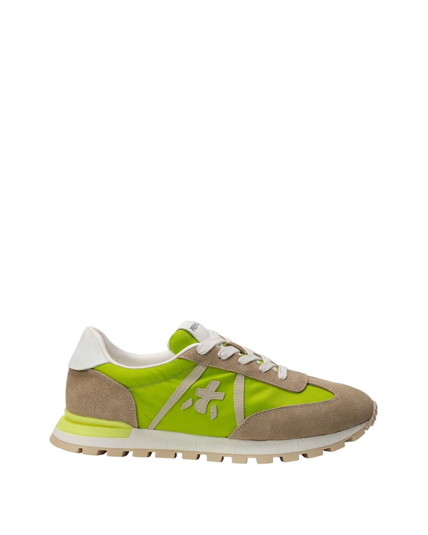 Premiata John Low Sneakers Khaki/Light Green