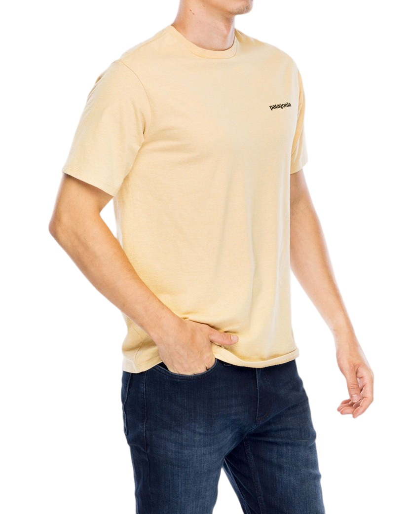 Patagonia P-6 Logo Responsibili T-Shirt Beeswax Tan