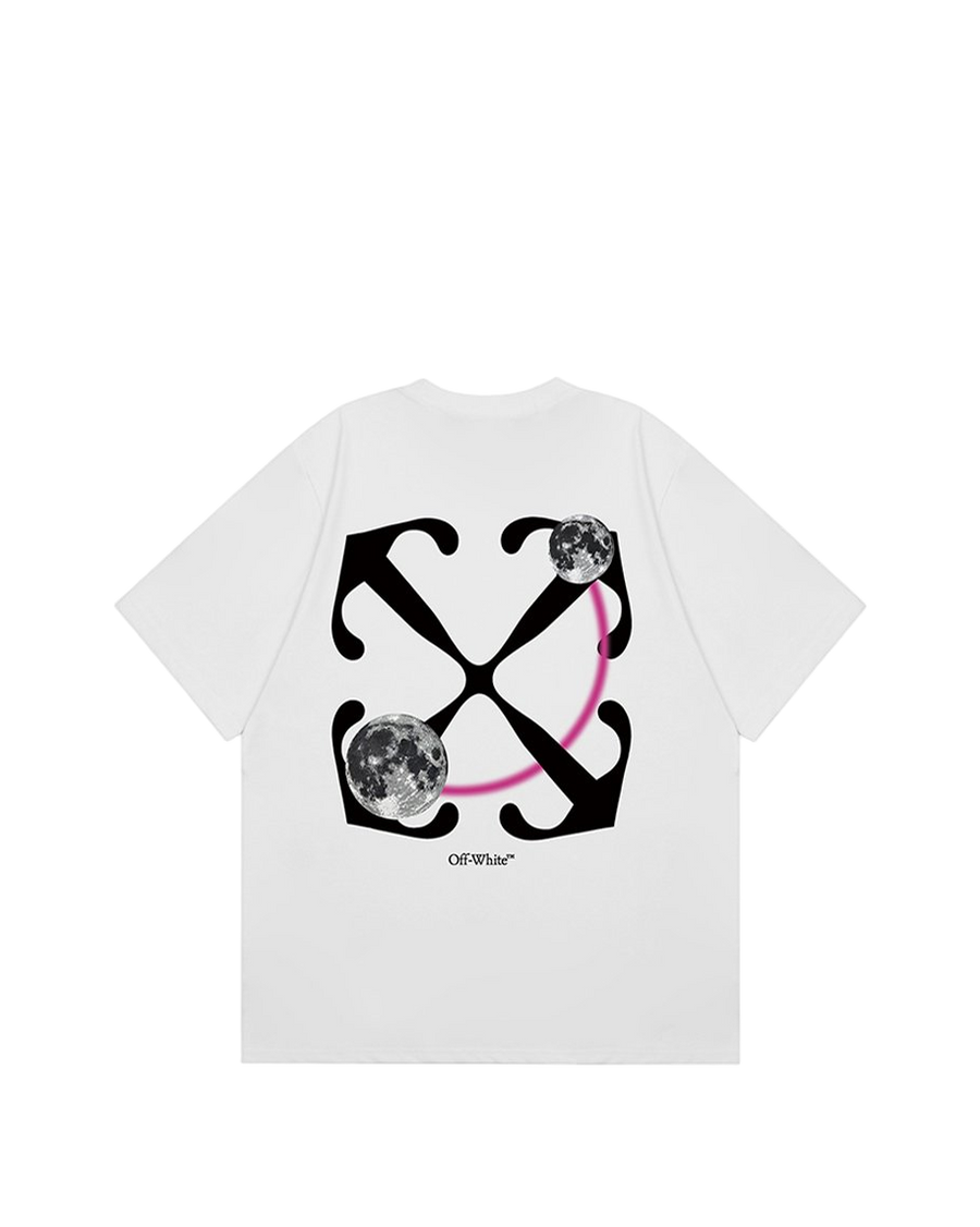 Off-White Double Moon Arrow Skate T-Shirt White