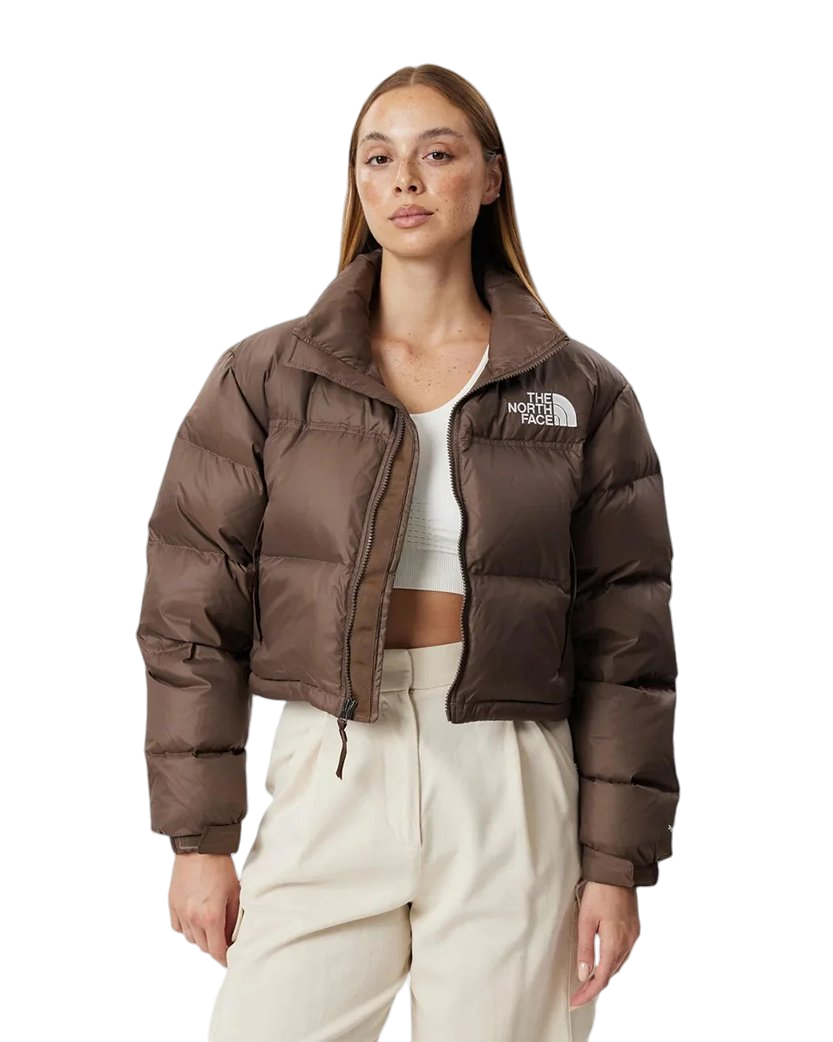 The North Face Women’s Nuptse Short Jacket Brown