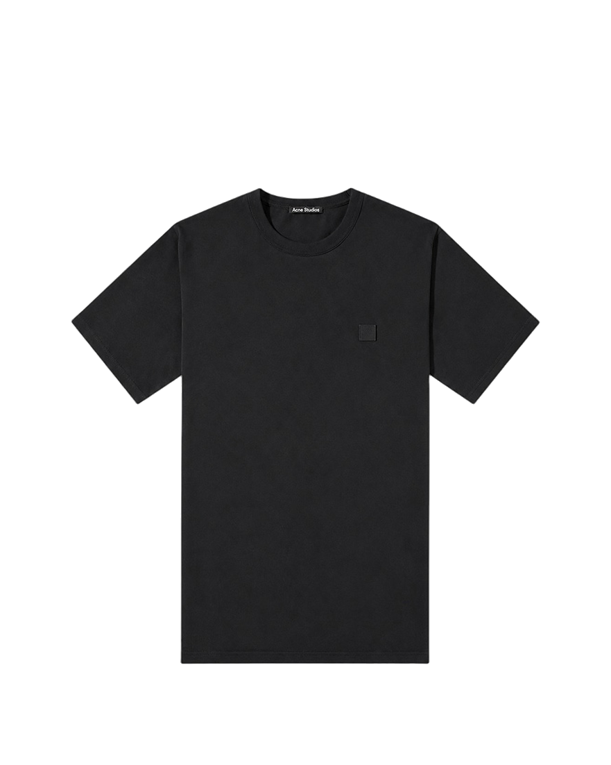 Acne Studios T-Shirt With Ellison Face Patch Black